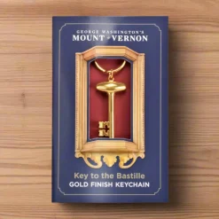 Bastille Key - Gold Tone Key Chain