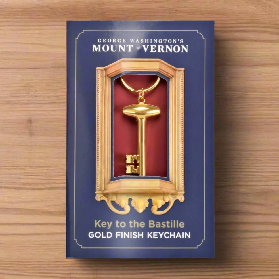 Bastille Key - Gold Tone Key Chain