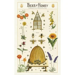 Bees & Honey Tea Towel