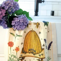 Bees & Honey Tea Towel