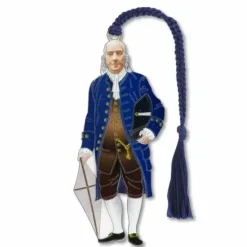 Ben Franklin Metal Bookmark