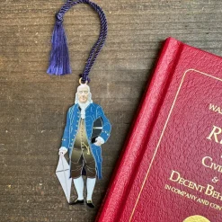 Ben Franklin Metal Bookmark