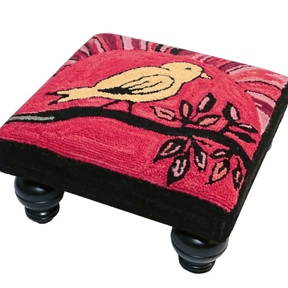Bloomer Birds Stool - By Michaelian Home