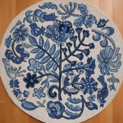 Bloomer Morning - Round Area Rug