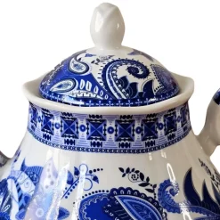 Blue Willow Chintz Teapot
