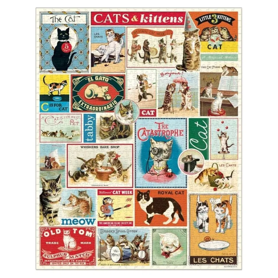 Cats Vintage Puzzle