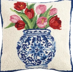 Chinoiserie Tulip Pillow