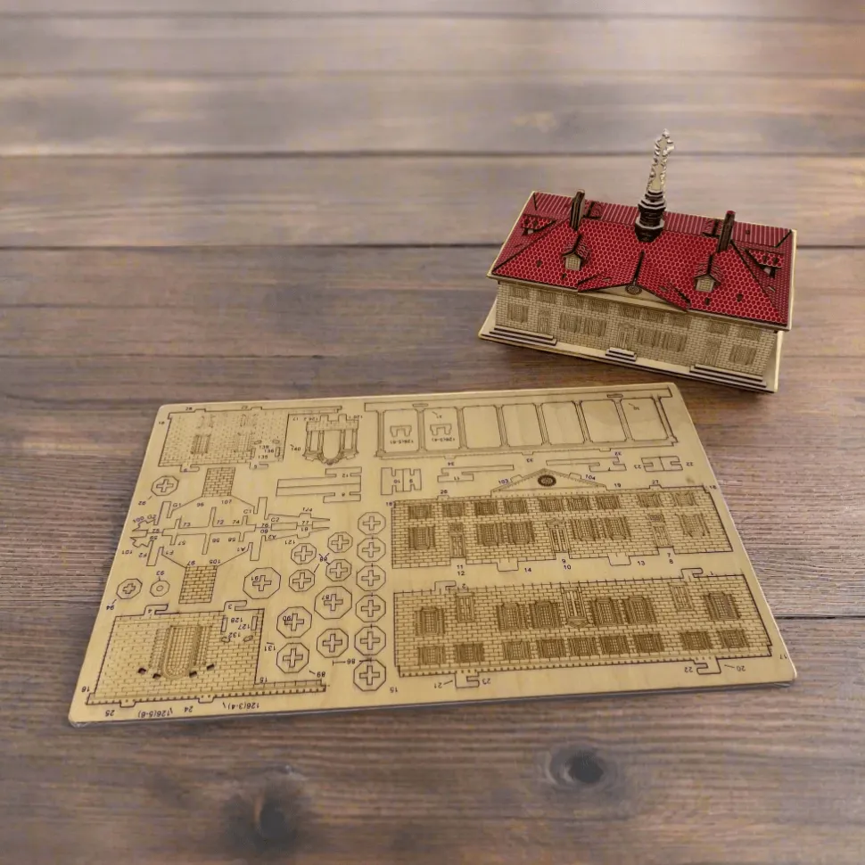 3D Mount Vernon Mansion Wood Puzzle
