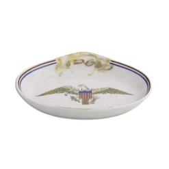 Diplomatic Eagle Oval Dish