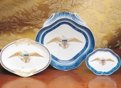 Diplomatic Eagle Oval Dish
