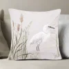 Egret Right Indoor - Outdoor Pillow
