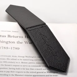 Faux Leather Magnetic Bookmark