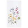 Floral Garden Flour Sack Kitchen Towel