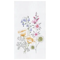 Floral Garden Flour Sack Kitchen Towel