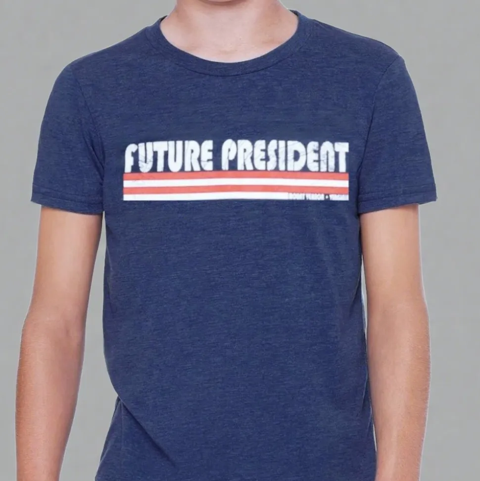 Future President Youth T-Shirt - Navy