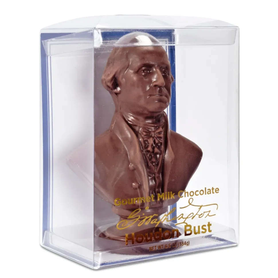 George Washington Milk Chocolate Bust