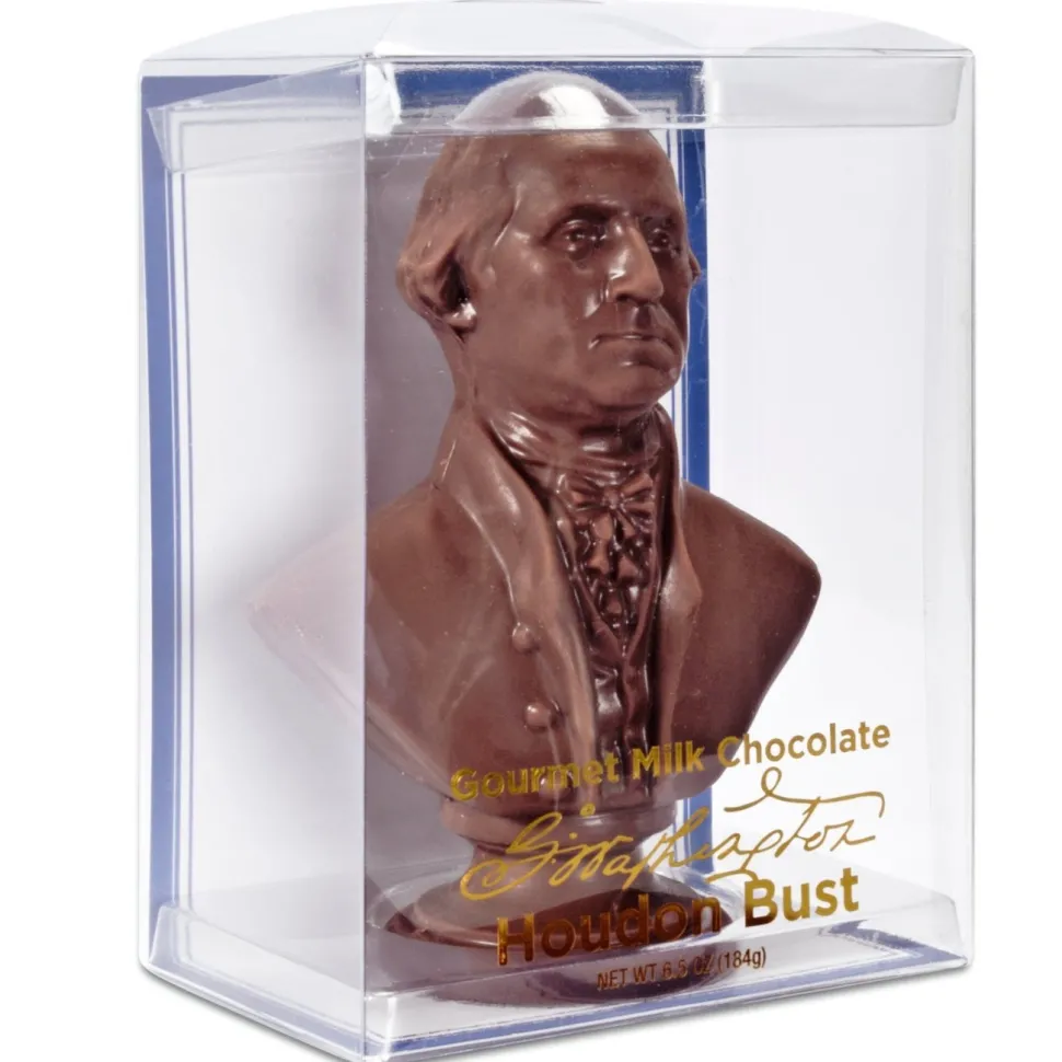 George Washington Milk Chocolate Bust