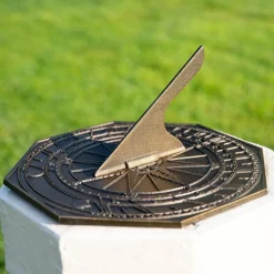 George Washington Sundial with Aged Bronze Finish