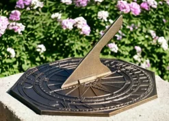 George Washington Sundial with Aged Bronze Finish