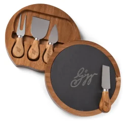 GW Wood and Slate Cheese Board Set