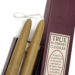 Hand Dipped 10" True Bayberry Candles