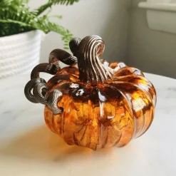 Harvest Glass Pumpkin - Assorted Sizes