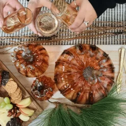 Harvest Glass Pumpkin - Assorted Sizes