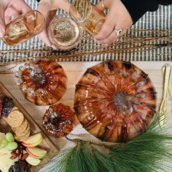 Harvest Glass Pumpkin - Assorted Sizes
