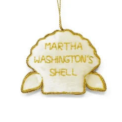 Martha Shell Ornament