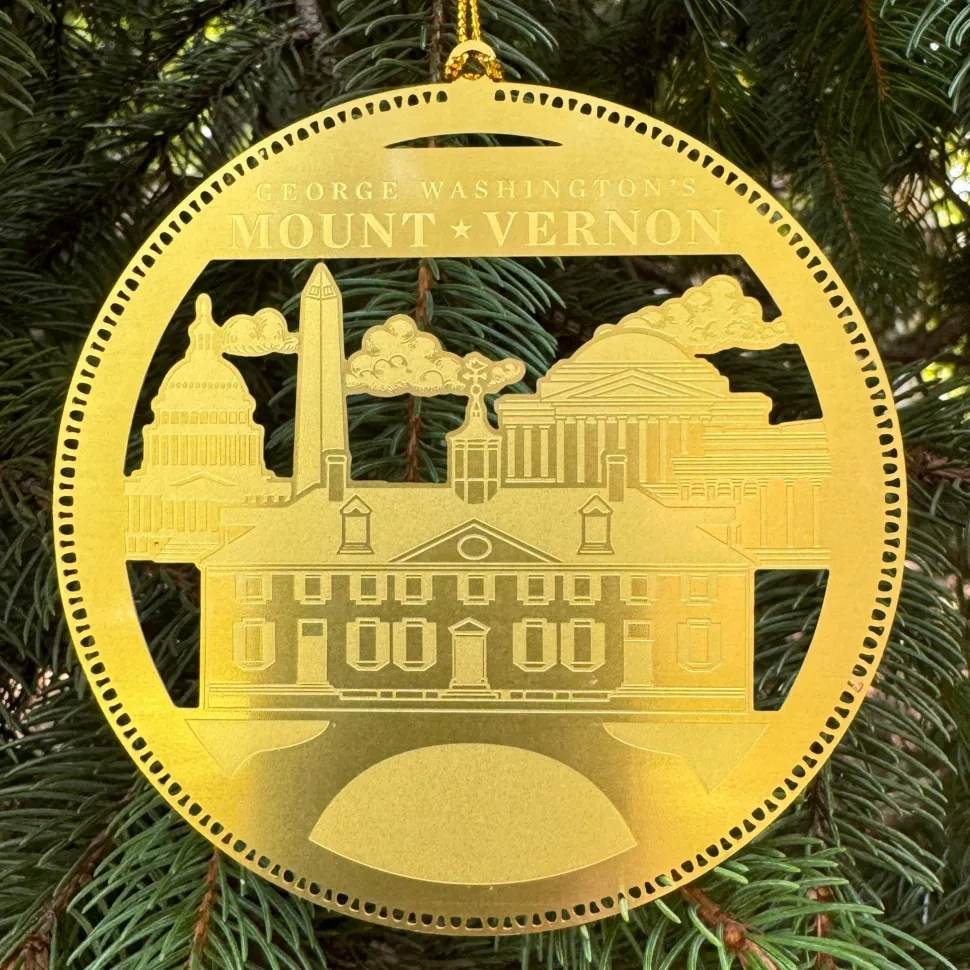 Mount Vernon Bookmark Ornament