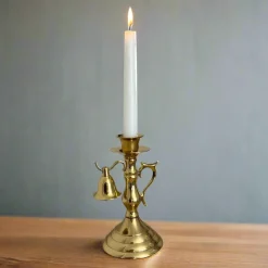 Mount Vernon Brass Candlestick With Snuffer