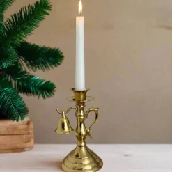 Mount Vernon Brass Candlestick With Snuffer