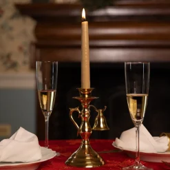 Mount Vernon Brass Candlestick With Snuffer