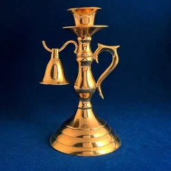 Mount Vernon Brass Candlestick With Snuffer