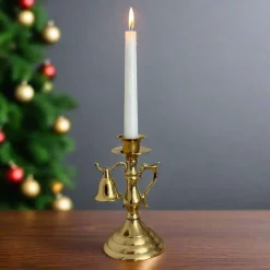 Mount Vernon Brass Candlestick With Snuffer