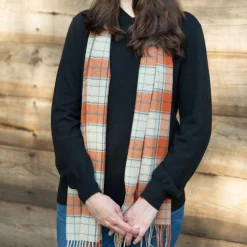 Mount Vernon Lambswool Tartan Scarf