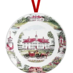 Mount Vernon Scenes Plate Ornament