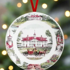 Mount Vernon Scenes Plate Ornament