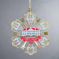 Mount Vernon Snowflake Ornament