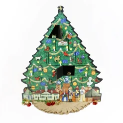Mount Vernon Wooden Tree Advent Calendar