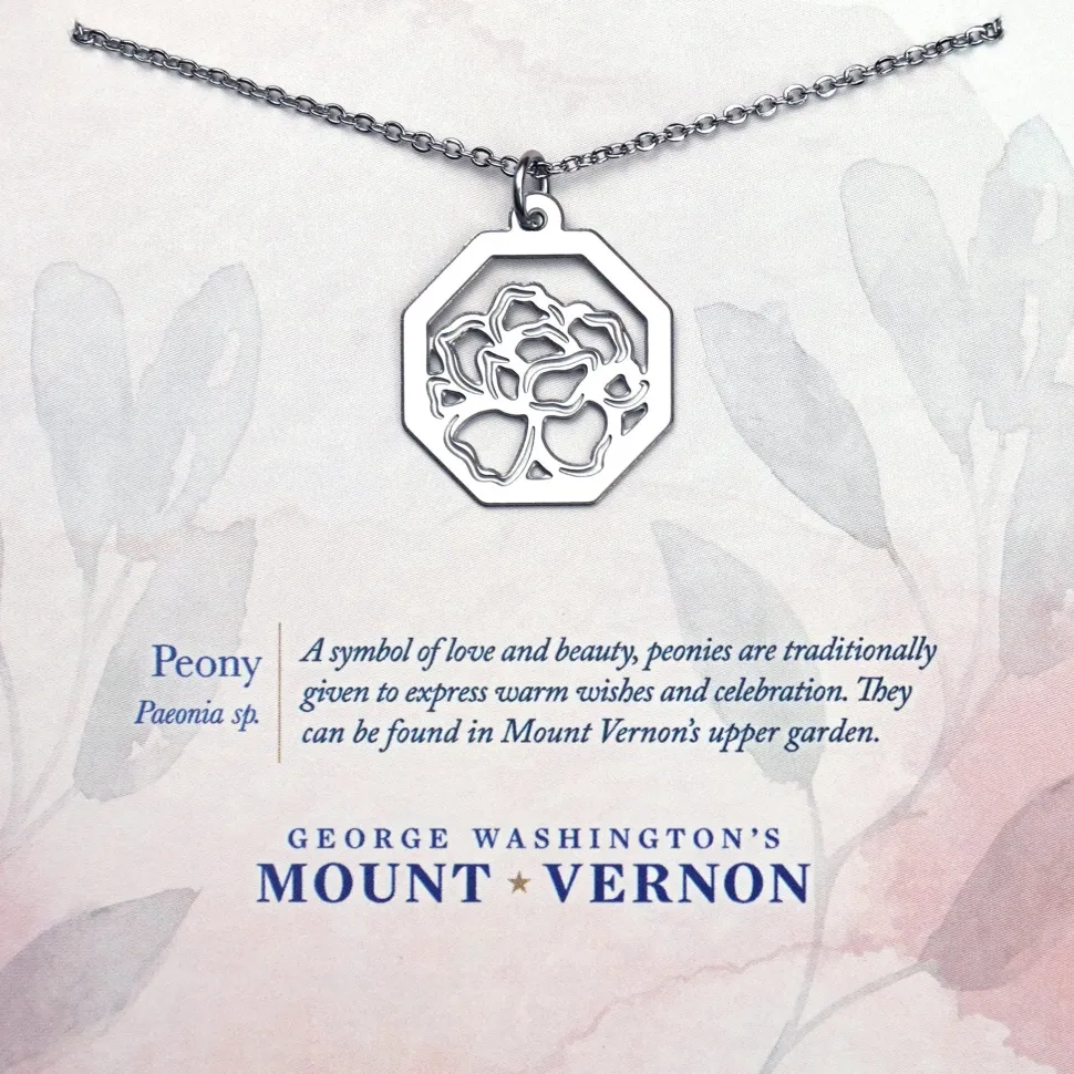 Peony Pendant Necklace