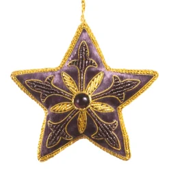 Purple Start Ornament St. Nicolas