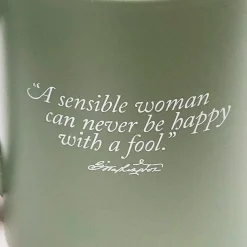 Sensible Woman Mug - Moss Green