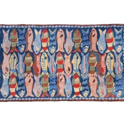 Swimming Fish Wool Rug