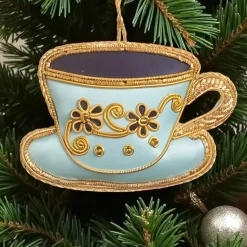 Tea Party Teacup Ornament St Nicolas