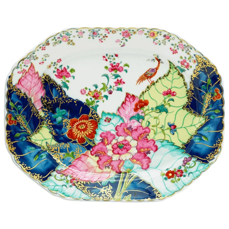 Tobacco Leaf 13.5” Platter