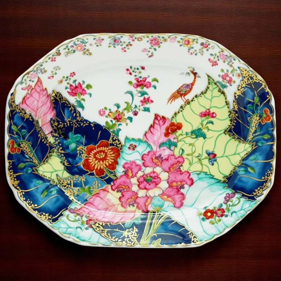 Tobacco Leaf 13.5” Platter