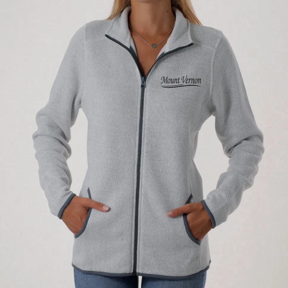 Zip Front Mount Vernon Sweatshirt